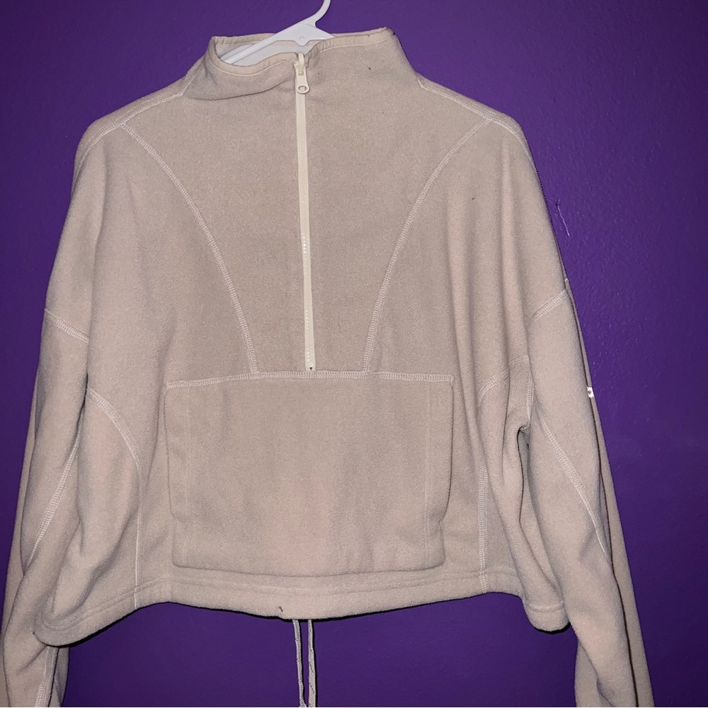 Alo cropped fleece quarter zip reversible - Picture 1 of 5